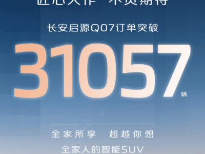 長安啟源Q07市場黑馬？上市一周訂單破3萬，工薪階層新選擇！