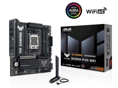 華碩TUF GAMING B650EM-PLUS WIFI主板上市，單槽顯卡設計售1329元