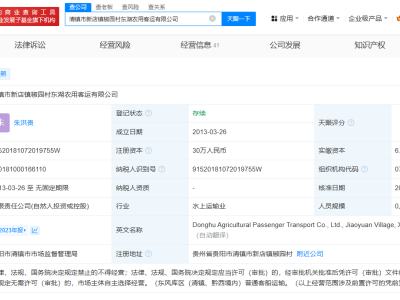 揭秘貴州游船傾覆事故公司  貴州游船傾覆事故公司年初剛變更股東