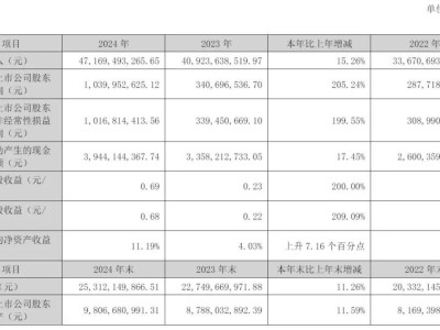 申通快遞2024年財報亮眼：營收增長15%，凈利大增至10.4億