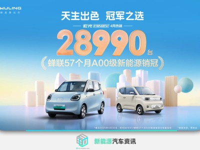 宏光MINIEV再奪冠！4月熱銷近三萬臺，代步新寵持續領跑A00級市場