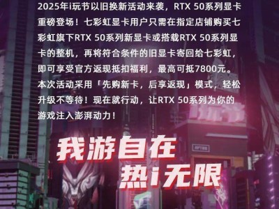 七彩虹顯卡以舊換新來襲！老卡最高可抵7800元，你準備好了嗎？