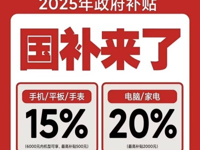 2025手機家電國補攻略：一鍵領取，最高補貼2000元，錯過等一年！
