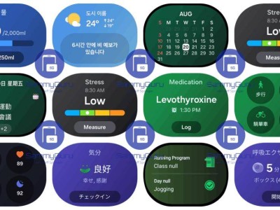三星One UI 8 Watch新功能搶先看：磁貼預覽與抗氧化指數亮相
