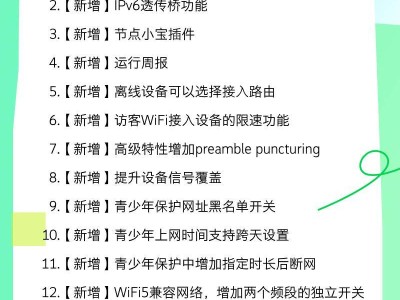 中興巡天&晴天BE5100系列路由器升級，新增多項實用功能！