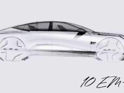 領克全新中大型插混轎車10 EM-P手繪圖搶先看！續航超1400km？