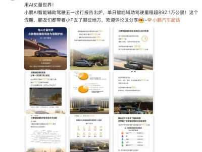 小鵬汽車五一出行報告：智能輔助駕駛凌晨時段最活躍，碰撞風險場景揭曉