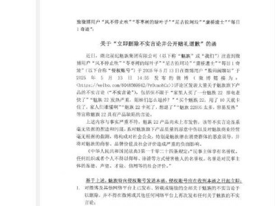星紀魅族正式回應：手機業務安然無恙，博主已致歉