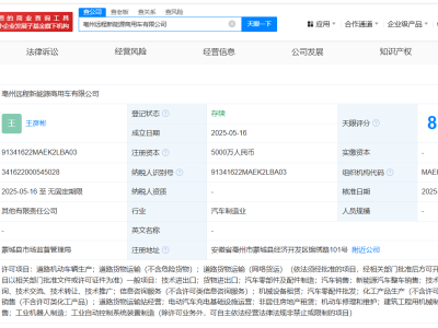 吉利攜手多方在亳州共創新能源商用車企業，注冊資本達5000萬