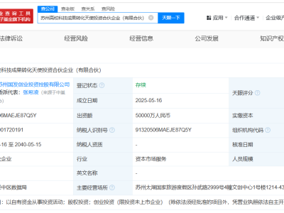 蘇州設(shè)立5億天使投資基金，助力高校科技成果轉(zhuǎn)化