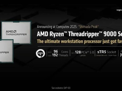 AMD重磅推出Threadripper 9000系列：96核192線程性能怪獸來襲！