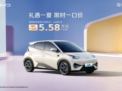 比亞迪海洋網智駕版大促，10款車型一口價，最低5.58萬起，錯過等一年？