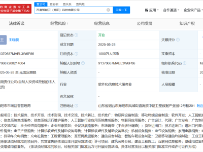 百度智能云落戶山東煙臺，新設科技公司注冊資本達千萬