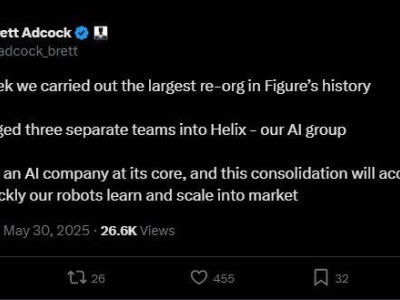 Figure大規模重組：三大團隊融入Helix，加速人形機器人AI研發進程