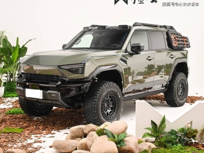 猛士M817粵港澳大灣區車展亮相，硬朗霸氣大型SUV，5米1車身引關注