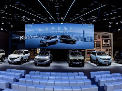 猛士M817粵港澳車展震撼登場，東方醒獅設計融合華為智駕，豪華電動越野新高度！