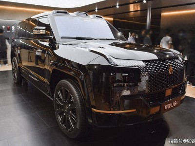 仰望U8L新配色炫酷登場！5米4車長，曜石黑+金色點綴，下半年即將上市