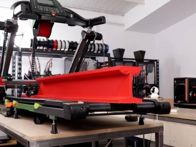 跑步機變身3D打印機，超長2米物件一次成型！