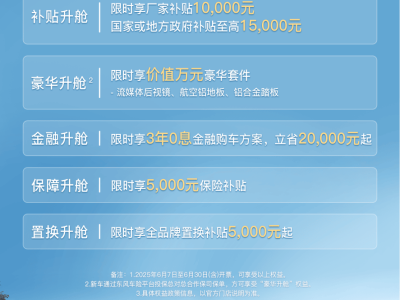 全新嵐圖夢想家6月購車福利大放送，綜合優(yōu)惠最高可達(dá)5.5萬！