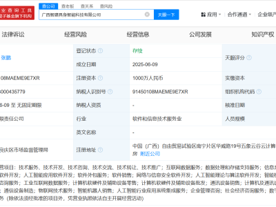 潤建股份攜手多方共創新，具身智能科技公司盛大啟航，注冊資本達千萬