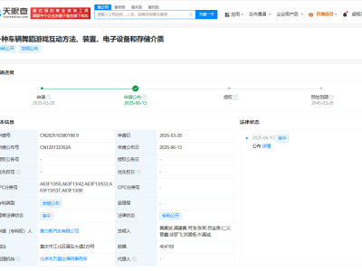 賽力斯新專利：車輛也能“跳舞”？游戲互動體驗再升級！