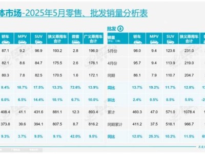 五月汽車銷量大揭秘：純電、插混、增程，誰是市場新寵？