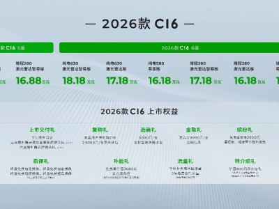 2026款零跑C16雙版本齊發(fā)，家庭出行新寵兒上市啦！