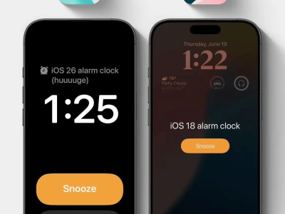 iOS 26鬧鐘界面大改，前蘋果工程師擔憂：并排大按鈕或增加誤觸風險