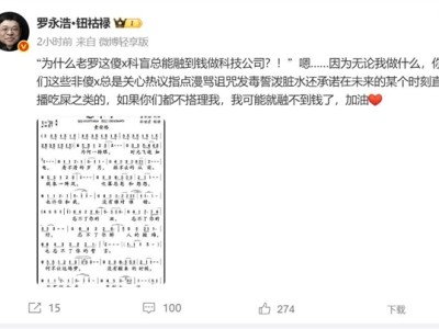 羅永浩回應為何總能融到錢 并回擊謾罵