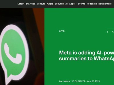 WhatsApp將迎來AI摘要功能，用戶隱私安全獲保障