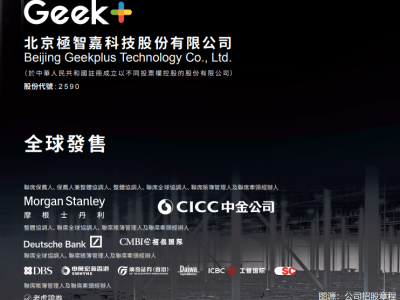 倉儲機器人巨頭極智嘉招股：全球市占率領先，三年累計虧損35億