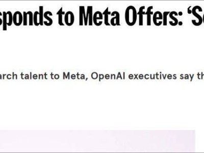 OpenAI高管怒對Meta挖角：誓要正面交鋒，保衛頂尖人才
