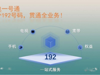 廣電升級(jí)“一號(hào)通2.0”：192號(hào)碼一鍵管理全家手機(jī)、電視、寬帶服務(wù)