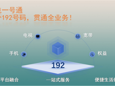 廣電一號(hào)通2.0升級(jí)上線，192號(hào)碼統(tǒng)管手機(jī)電視寬帶，打造全業(yè)務(wù)一站式服務(wù)