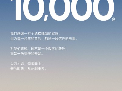 魏牌6月交付破萬，新能源轉型與直營體系建設成效顯著