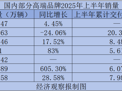 新能源車半年銷量盤點：中高端品牌波動，20萬以下市場持續升溫
