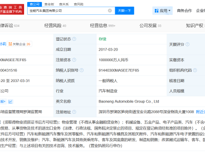 寶能系姚振華及關聯公司被執行超4億，寶能汽車被執行總額達142億