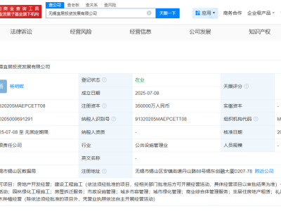 無錫宜居投資發展公司盛大啟航，注冊資本高達35億
