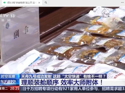 6.5 噸物資送上中國空間站，天舟九號“太空快遞”打包技巧公布