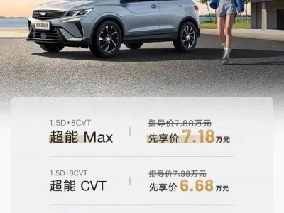 吉利繽越超能版上市，7.18萬起售，首任車主享超長質保，油耗僅6.89L/100km