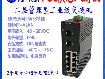漢源高科工業級交換機：以卓越性能穩固工業網絡基石