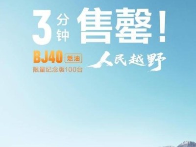 BJ40燃油版震撼上市，12.69萬元起售，開啟全民越野新時代