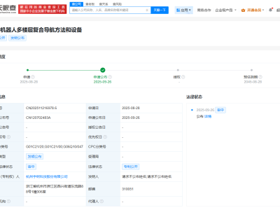 宇樹科技公布機器人多樓層復合導航專利
