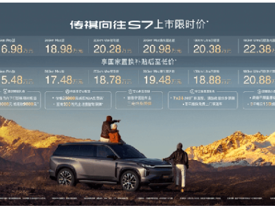 傳祺向往S7上市：一車雙模+高階智駕，限時16.98萬起享多重權益