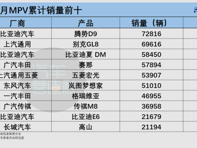 2025年MPV市場激戰正酣：新能源崛起 傳統勢力變陣 新品排隊入場