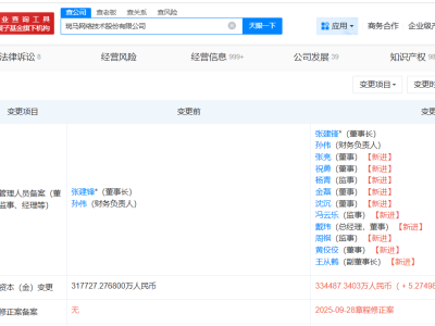 斑馬智行關聯公司增資至約33.4億