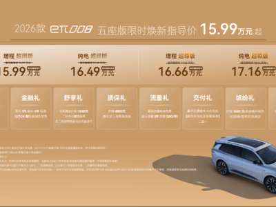 東風奕派雙車來襲！2026款納米01與eπ008五座版上市，多元配置滿足出行