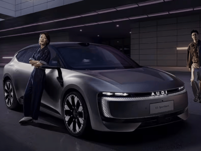 疑似奧迪E8諜照現身,純電SUV來襲,與小米YU7同臺競技誰更優?