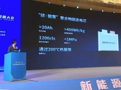 欣旺達“欣·碧霄”固態電池亮相：高能長壽廣溫區，安全性能再升級