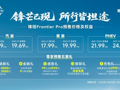 鄭州日產鋒坦Frontier Pro開啟預售 硬核實力重塑全球豪華皮卡新標桿
